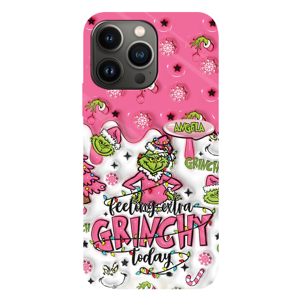 Extra Grinchy Today - Personalized Stole Christmas Full Print Phone Case