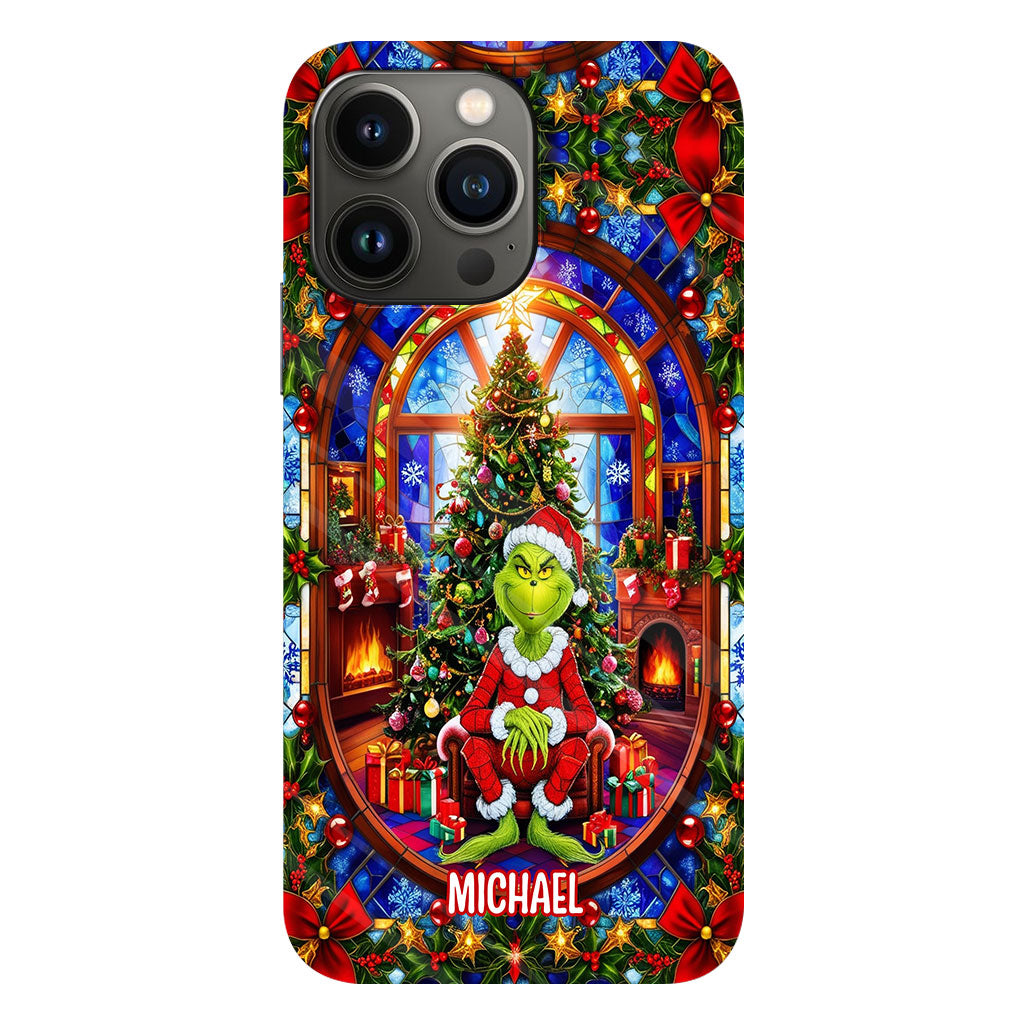 Green Christmas - Personalized Stole Christmas Full Print Phone Case