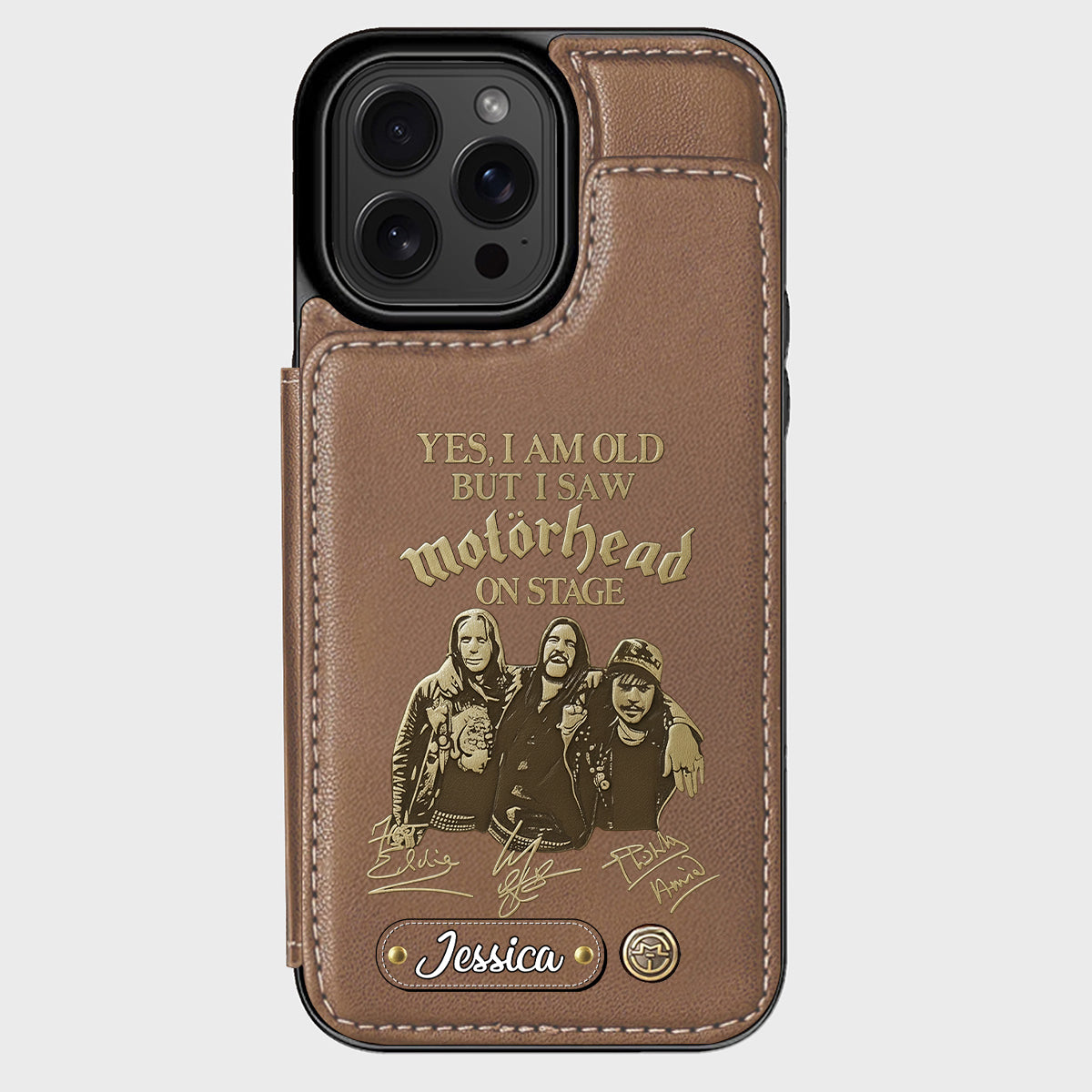 Motorhead on Stage - Personalized Music Band Wallet Phone Case