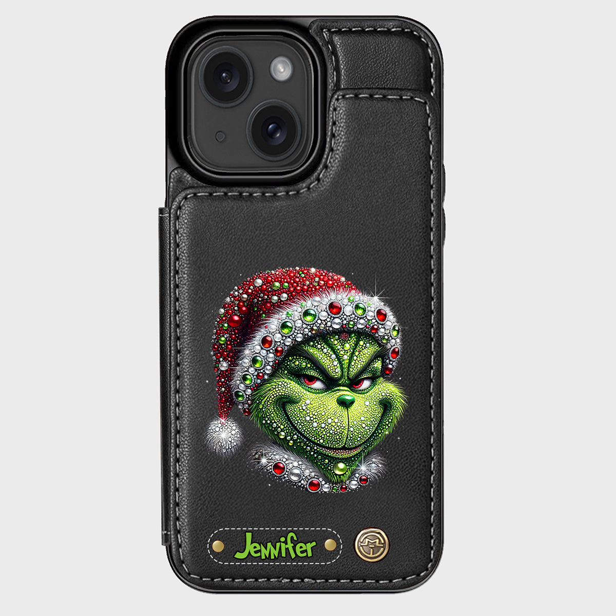 Merry Grinchmas - Personalized Stole Christmas Wallet Phone Case
