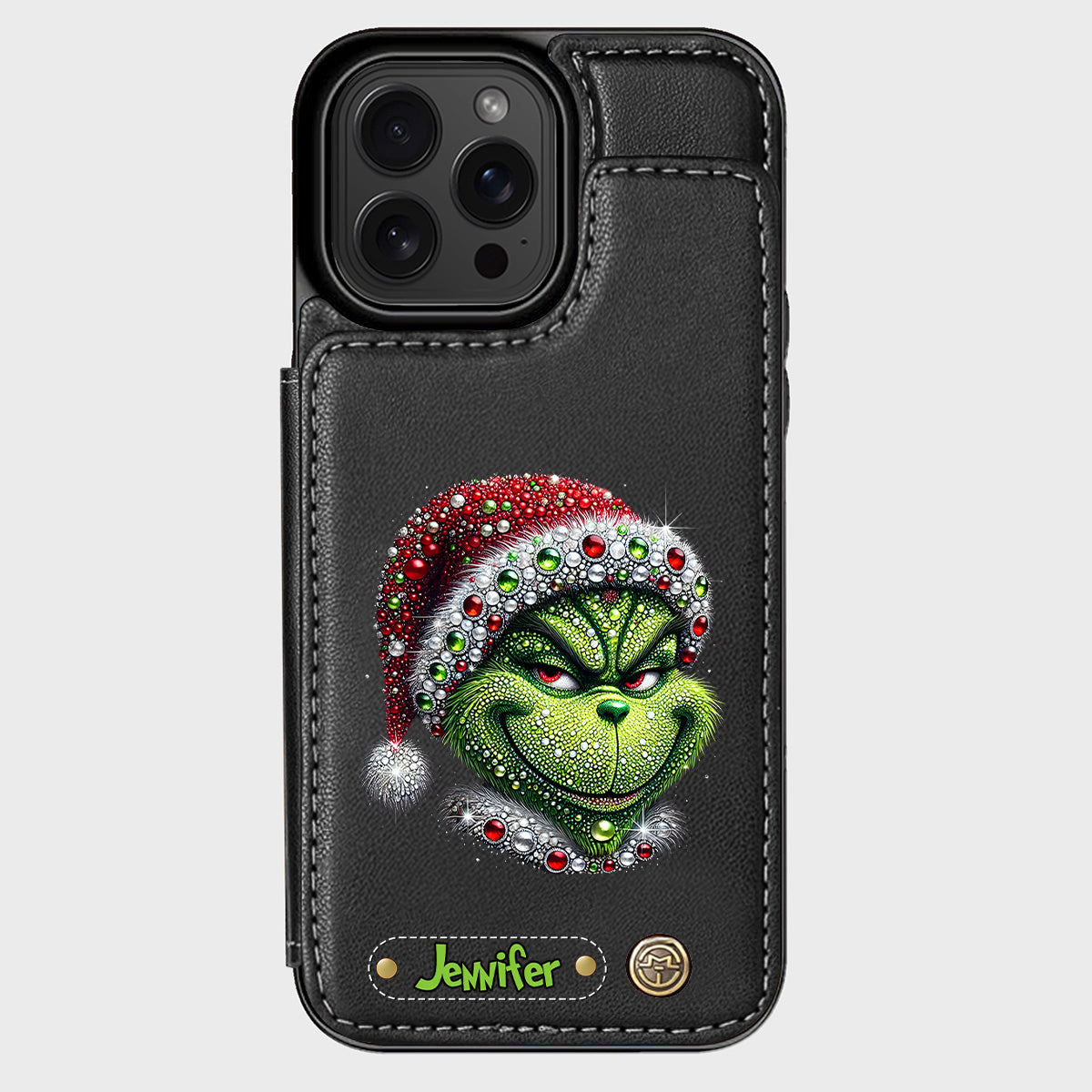 Merry Grinchmas - Personalized Stole Christmas Wallet Phone Case