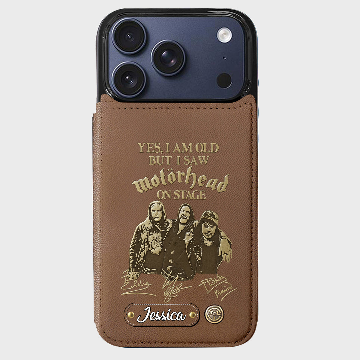 Motorhead on Stage - Personalized Music Band Wallet Phone Case