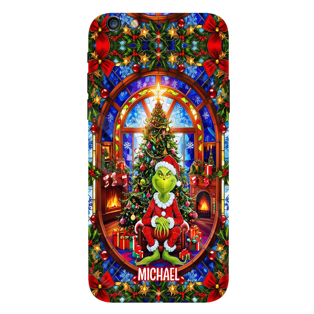 Green Christmas - Personalized Stole Christmas Full Print Phone Case