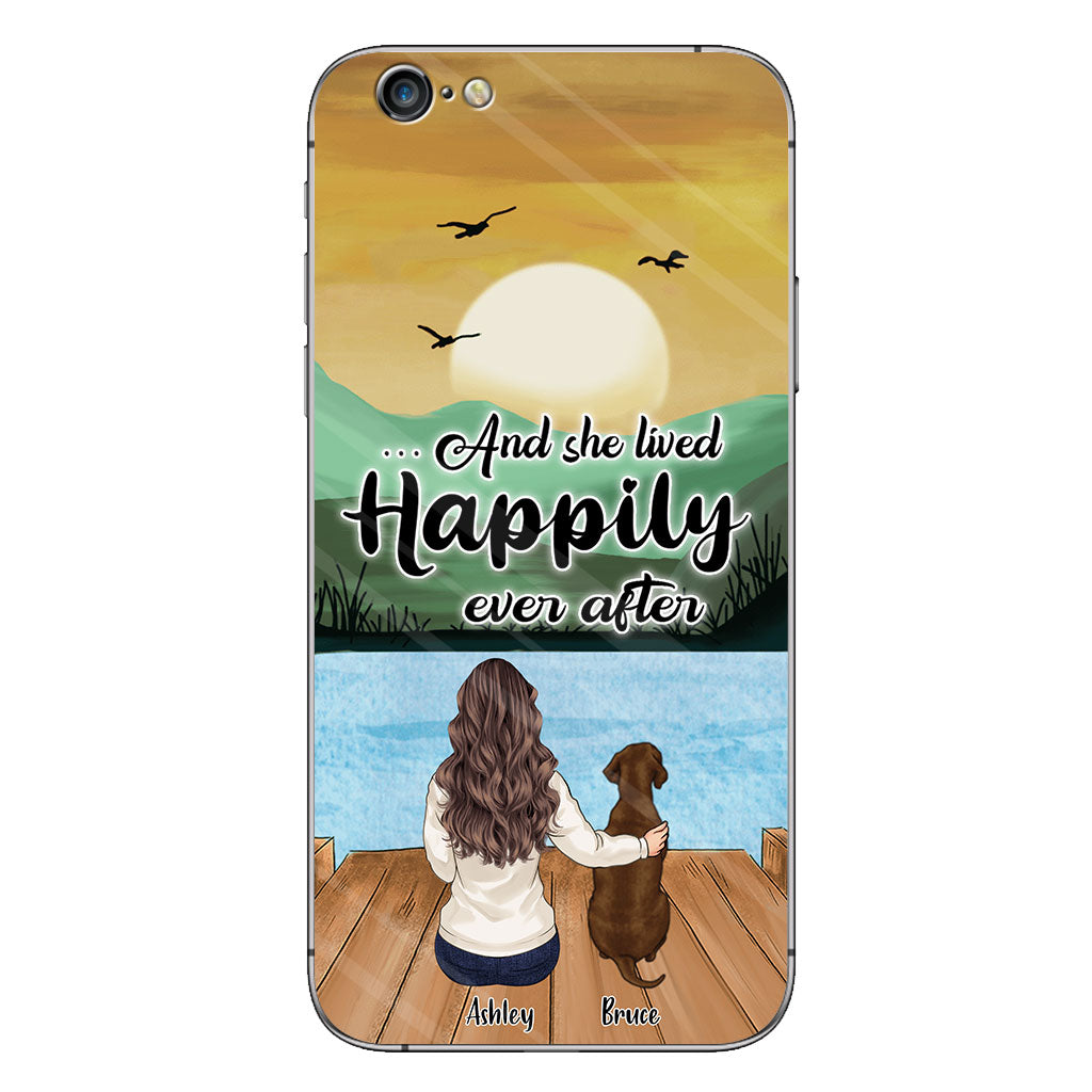 Coque de téléphone personnalisée pour la fête des mères avec un chien : « Tu m’as conquise dès le premier aboiement ! »