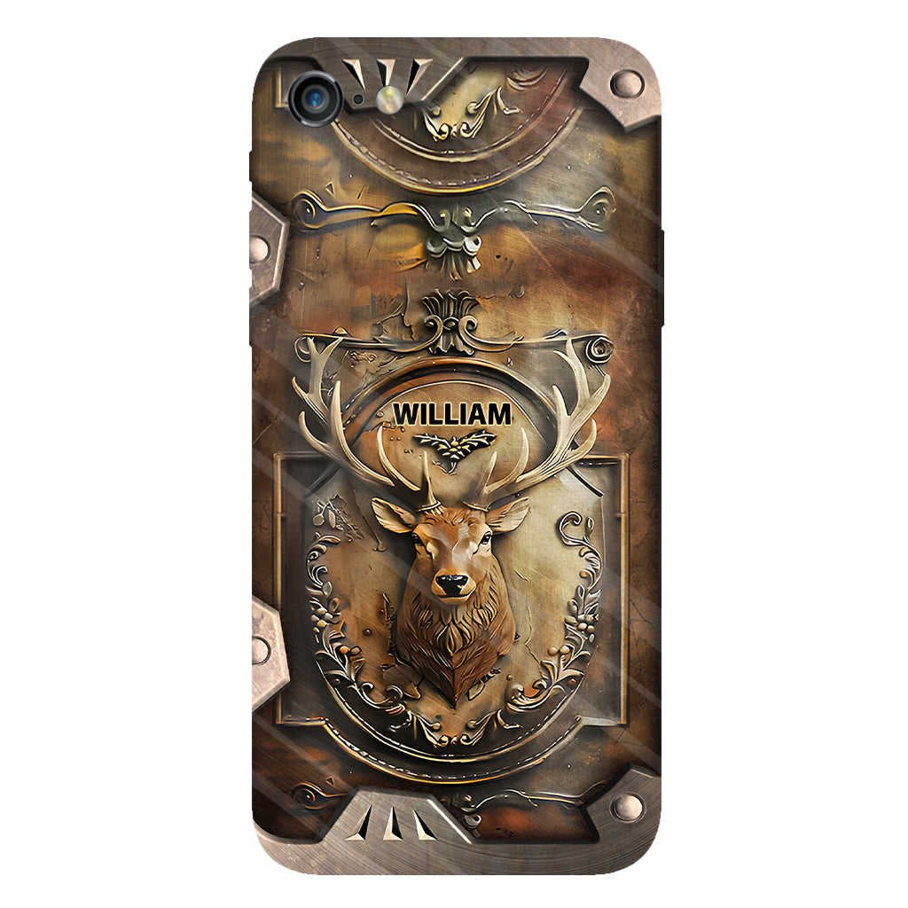 Coque de téléphone personnalisée avec motif de chasse au cerf - Étui de téléphone imprimé intégral