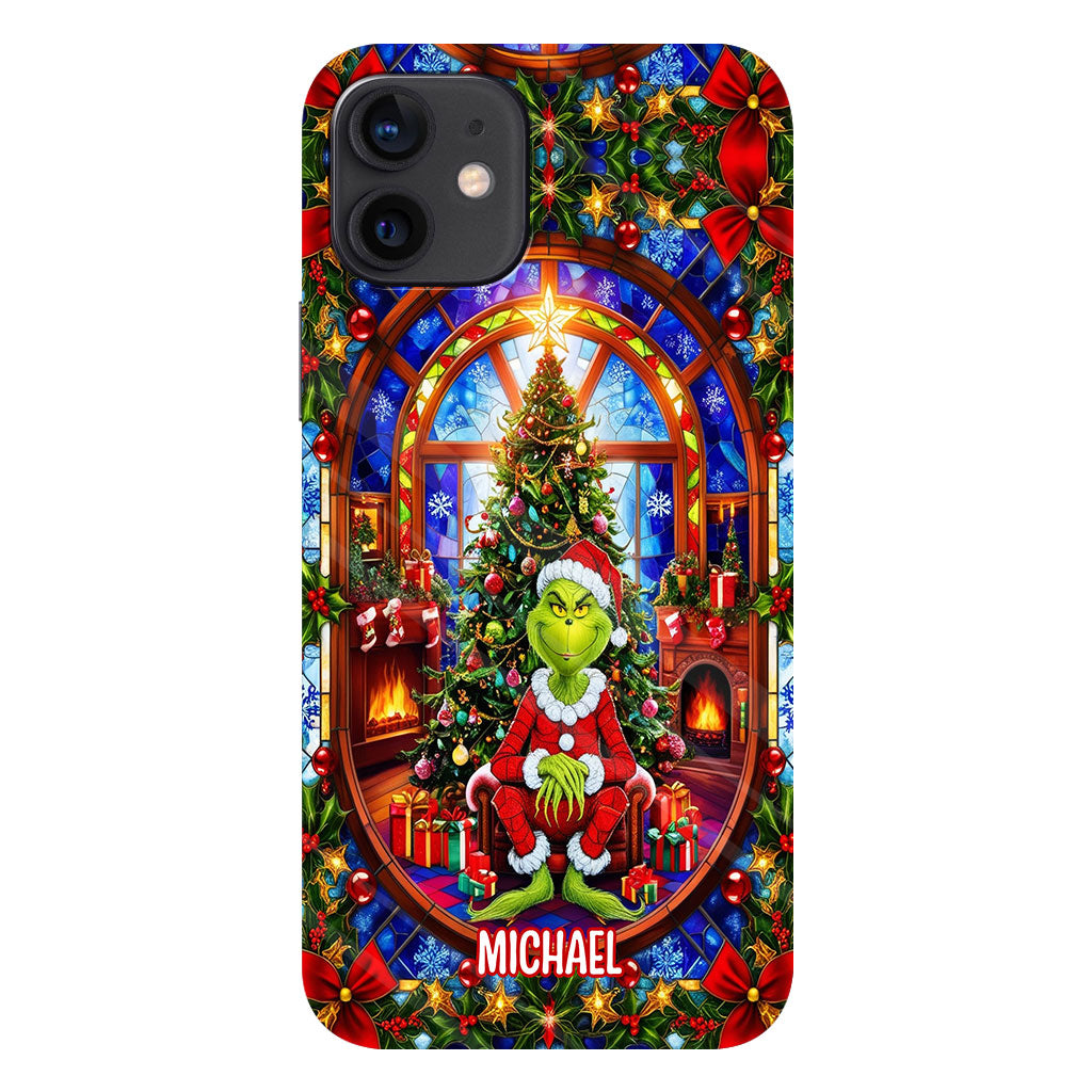 Green Christmas - Personalized Stole Christmas Full Print Phone Case