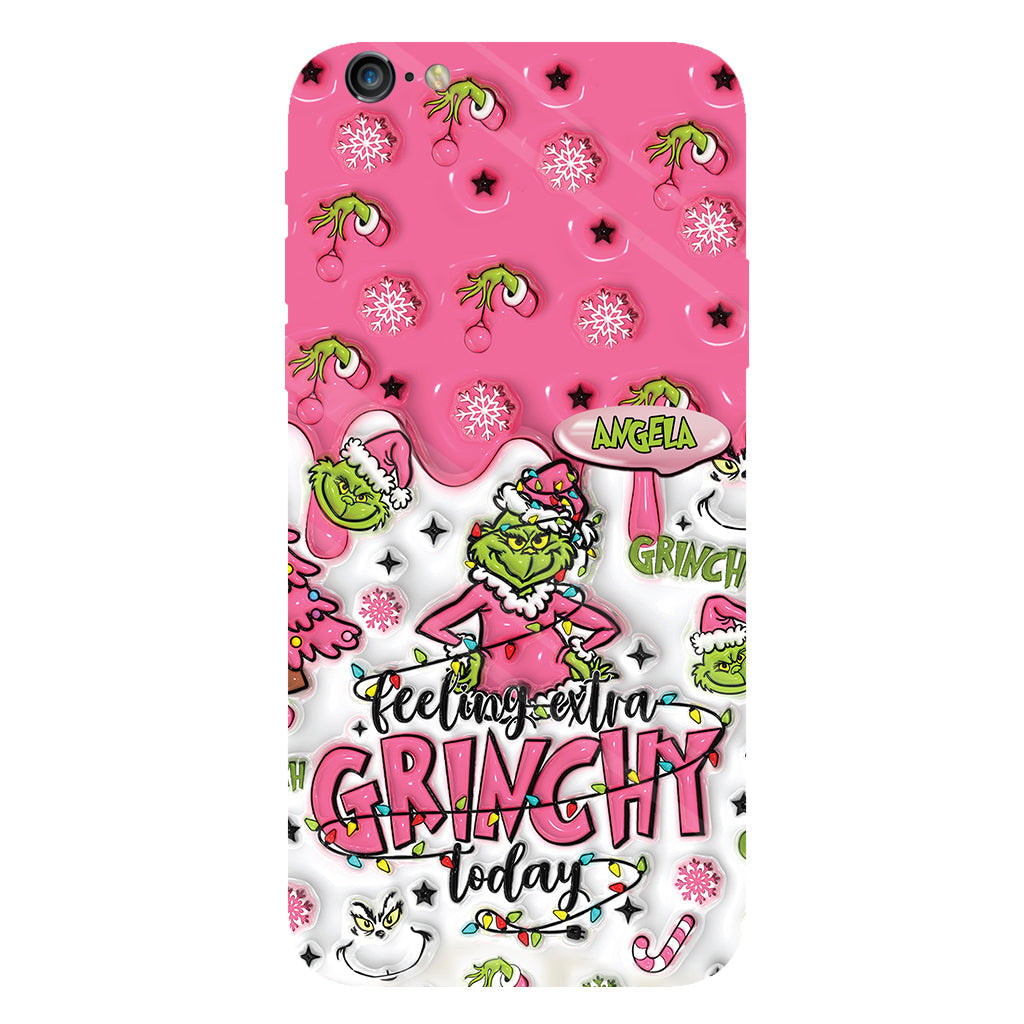 Extra Grinchy Today - Personalized Stole Christmas Full Print Phone Case