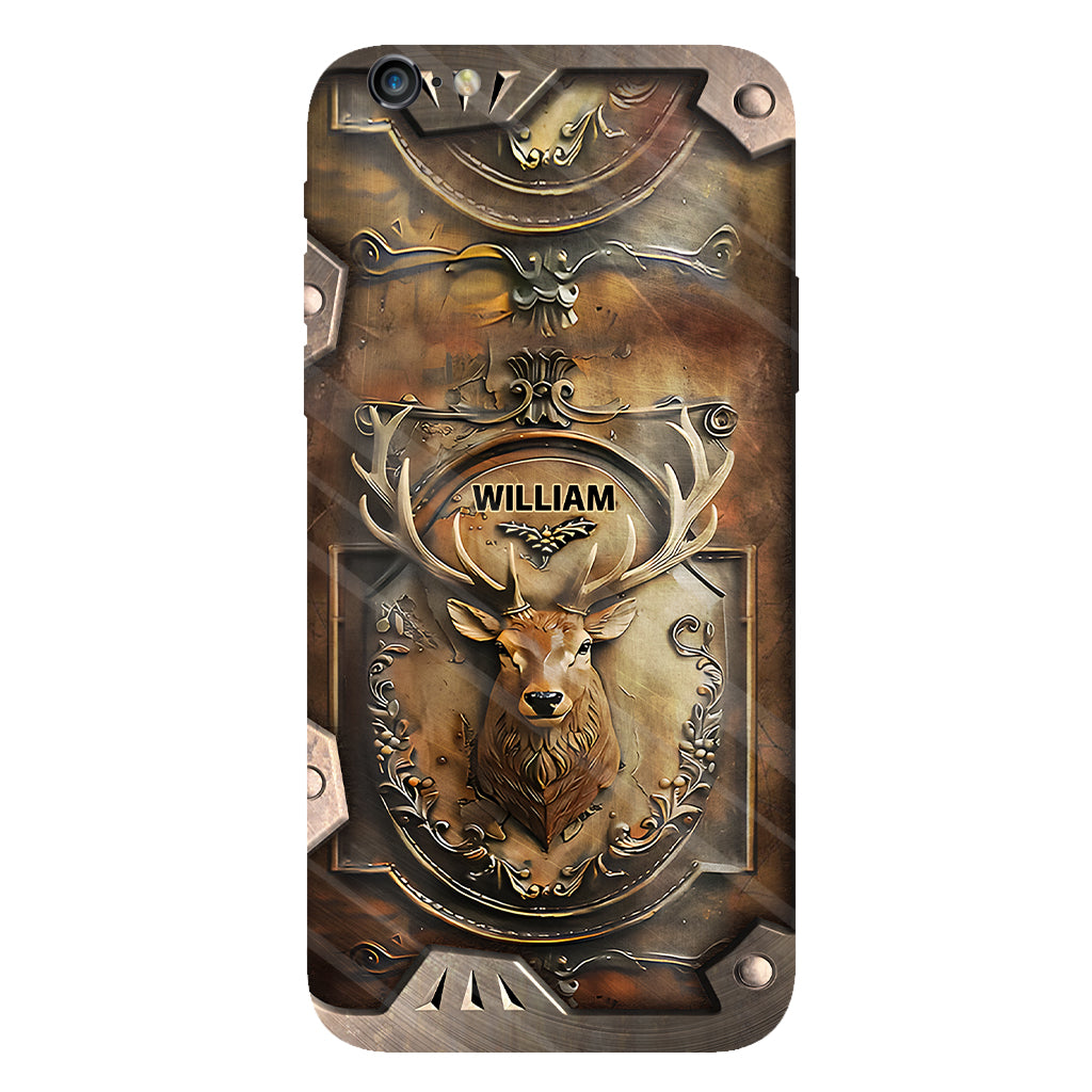 Coque de téléphone personnalisée avec motif de chasse au cerf - Étui de téléphone imprimé intégral