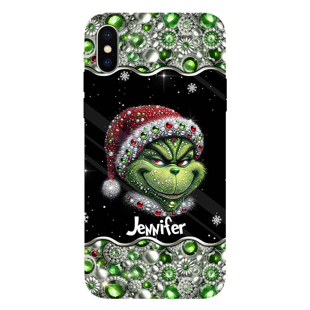 Merry Grinchmas - Personalized Stole Christmas Full Print Phone Case