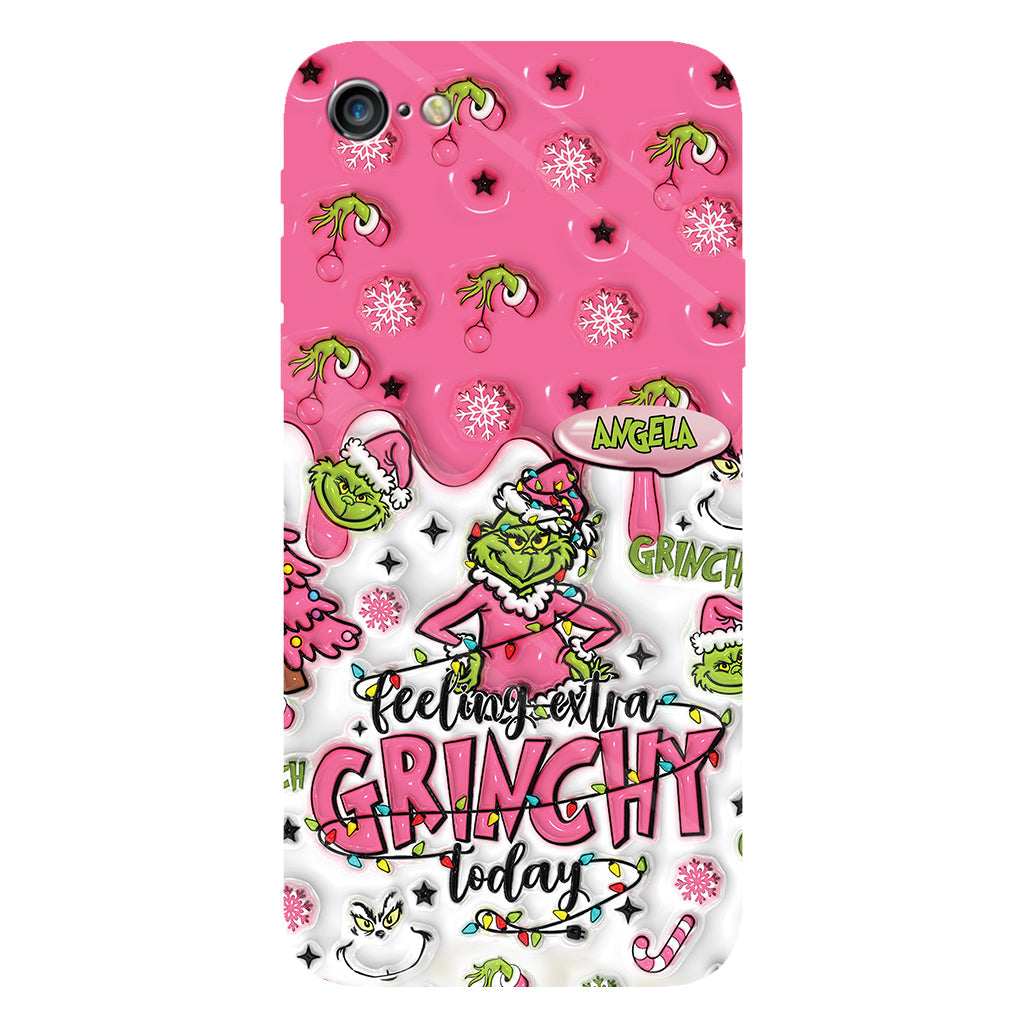 Extra Grinchy Today - Personalized Stole Christmas Full Print Phone Case
