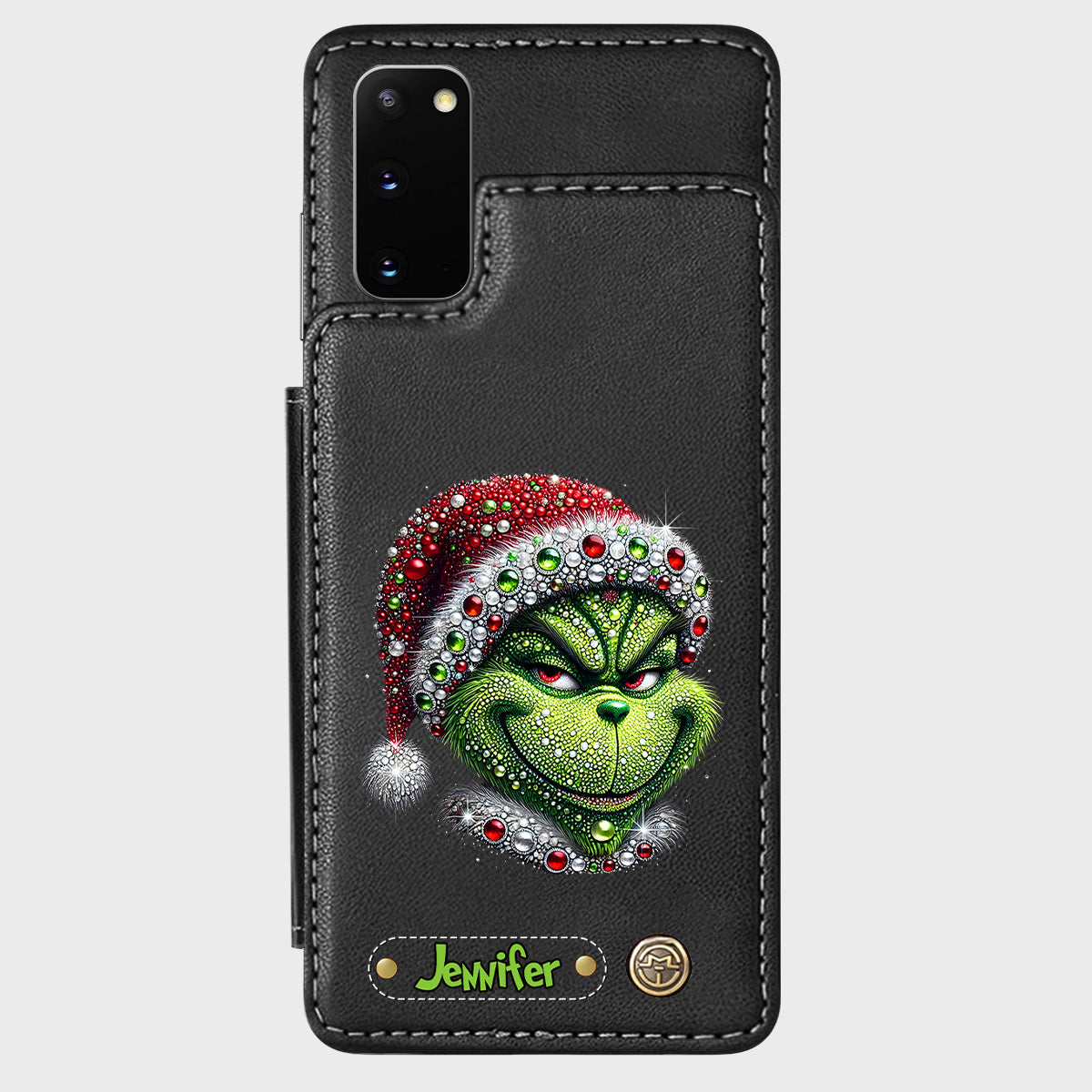 Merry Grinchmas - Personalized Stole Christmas Wallet Phone Case