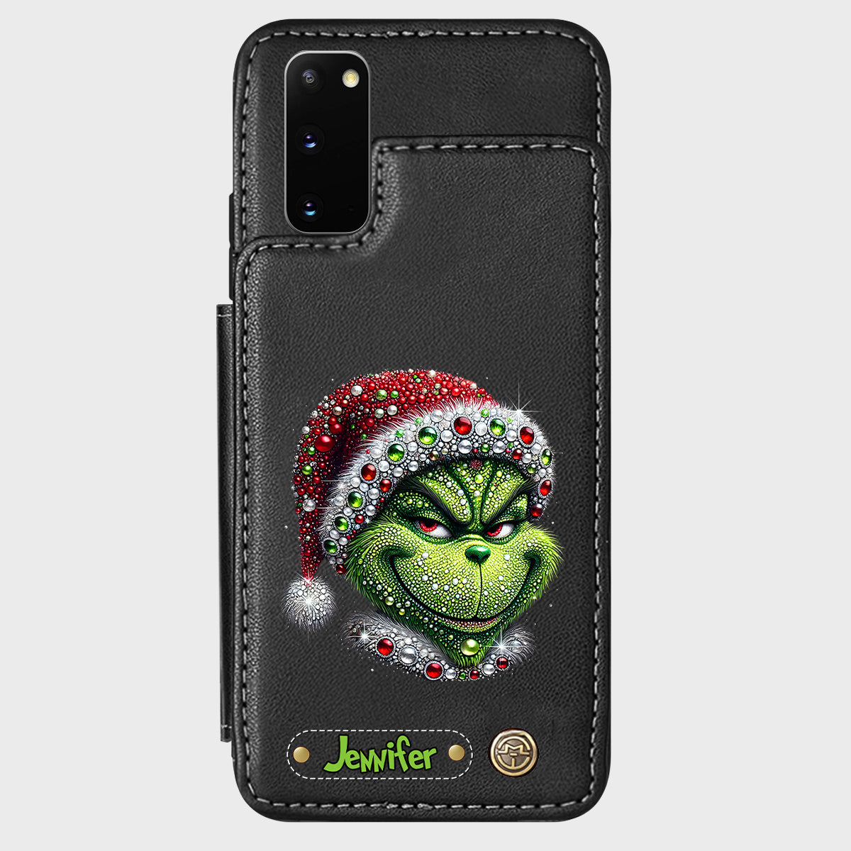 Merry Grinchmas - Personalized Stole Christmas Wallet Phone Case