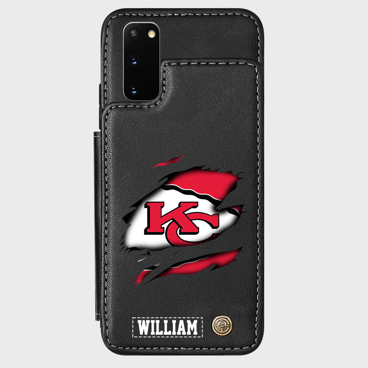 Love Football - Personalized American Football Wallet Phone Case