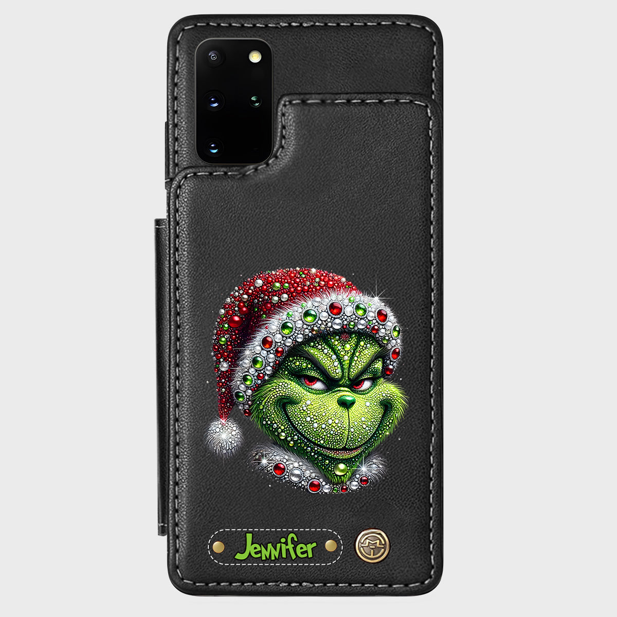 Merry Grinchmas - Personalized Stole Christmas Wallet Phone Case