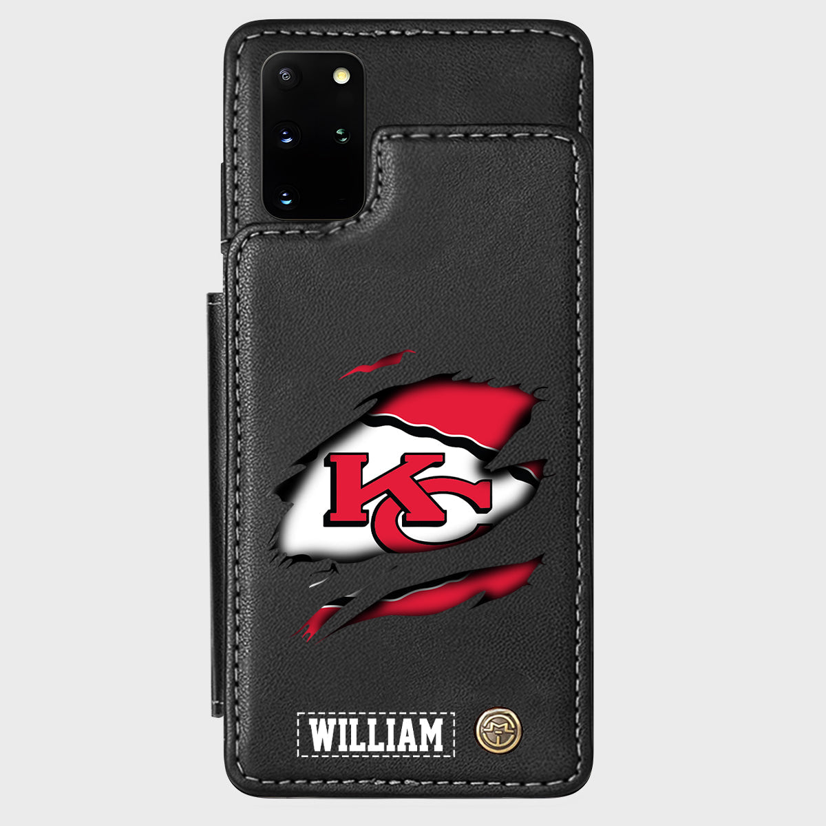 Love Football - Personalized American Football Wallet Phone Case
