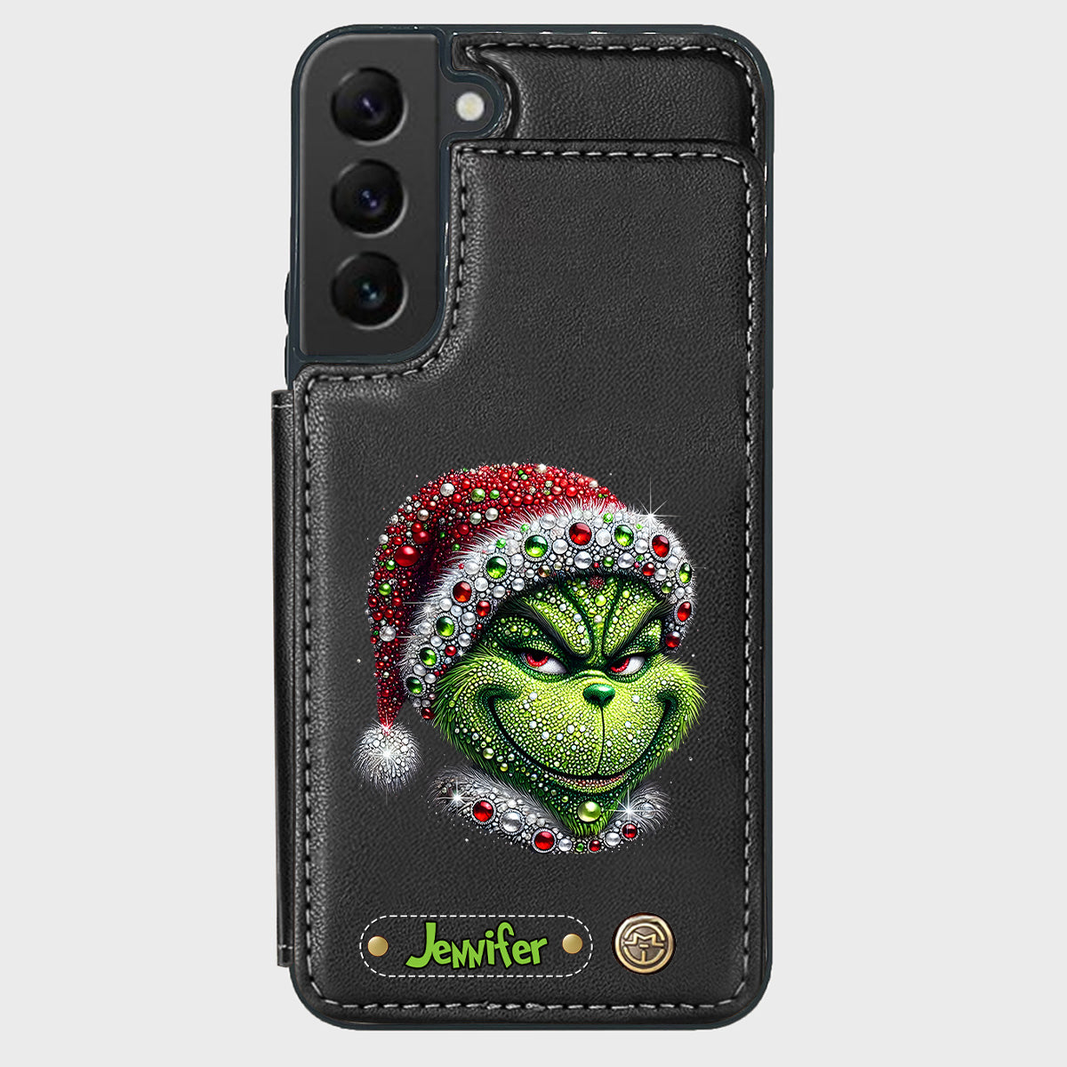 Merry Grinchmas - Personalized Stole Christmas Wallet Phone Case