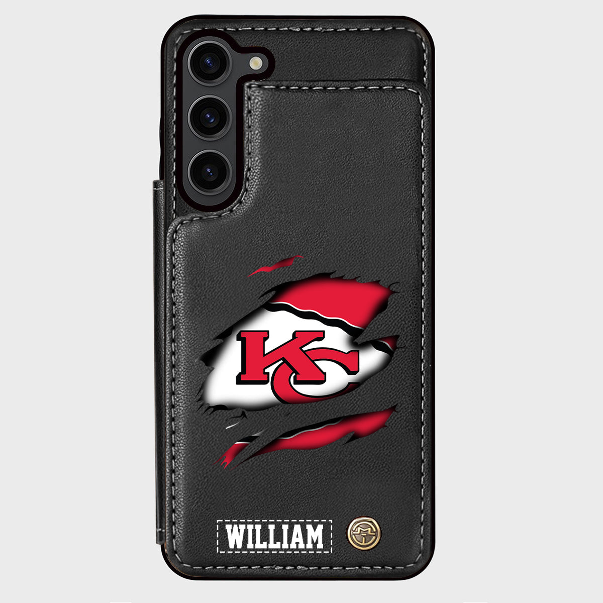 Love Football - Personalized American Football Wallet Phone Case