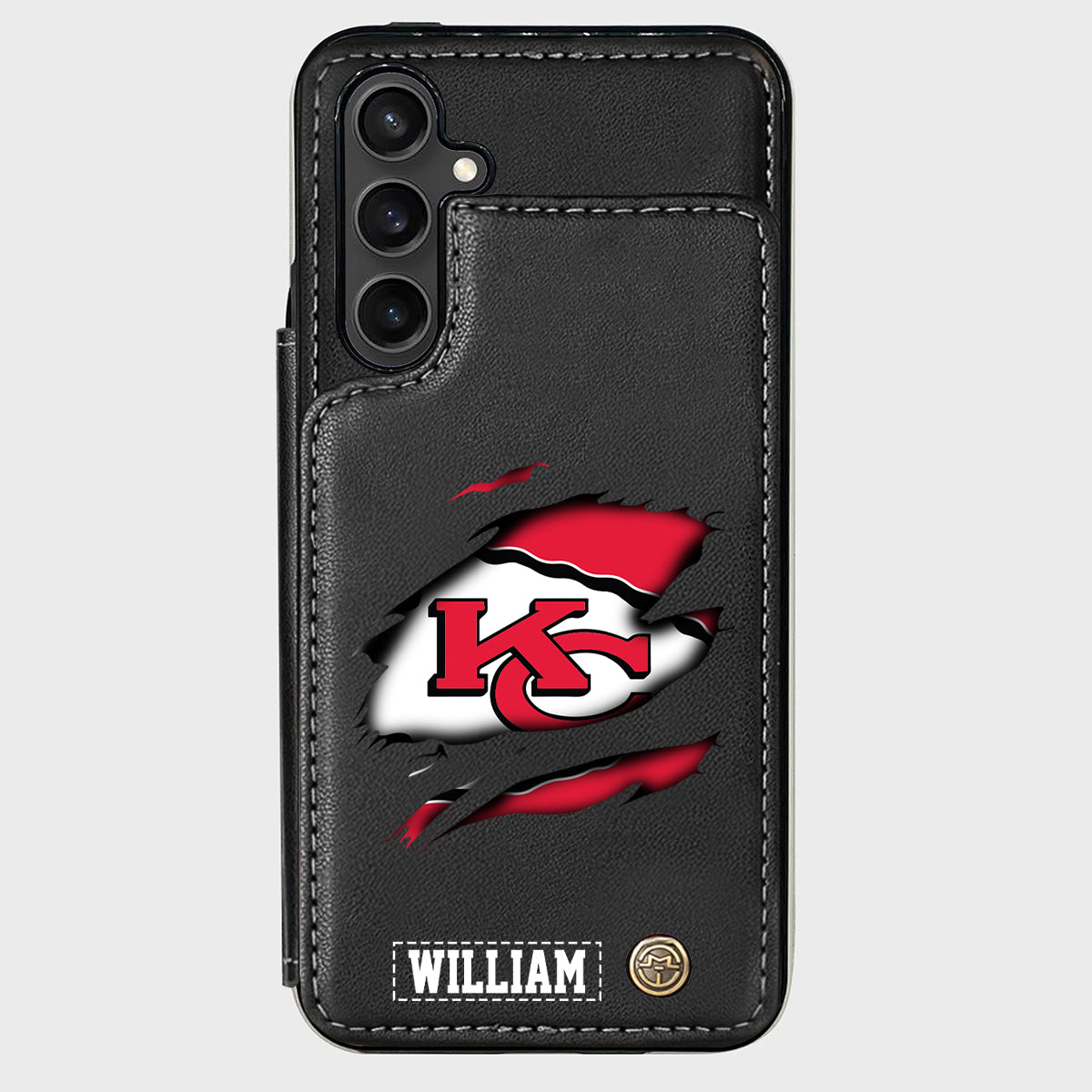 Love Football - Personalized American Football Wallet Phone Case