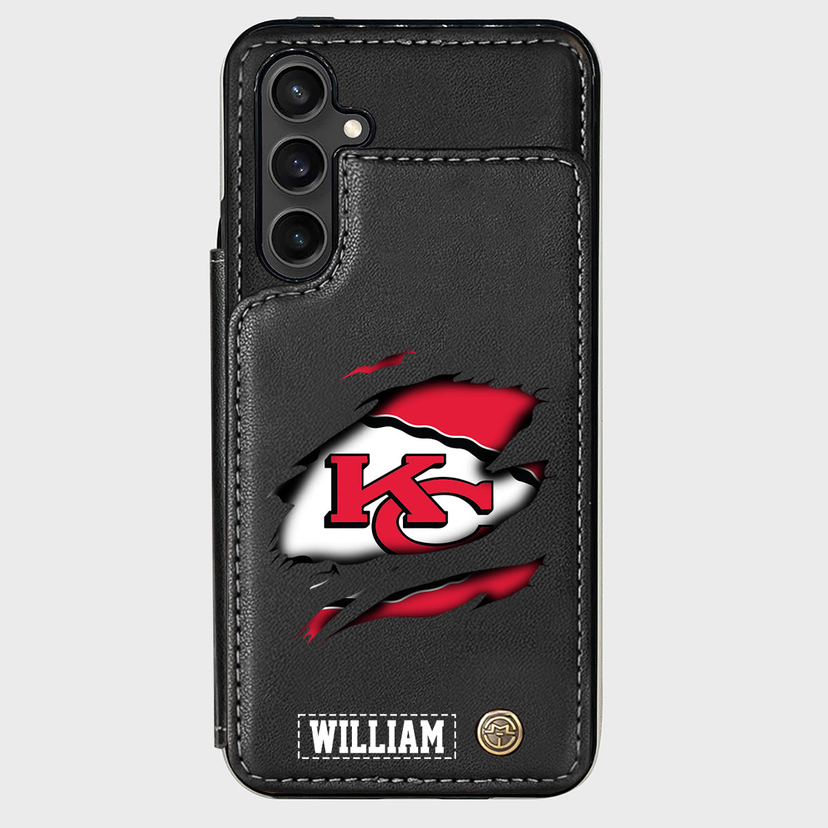 Love Football - Personalized American Football Wallet Phone Case