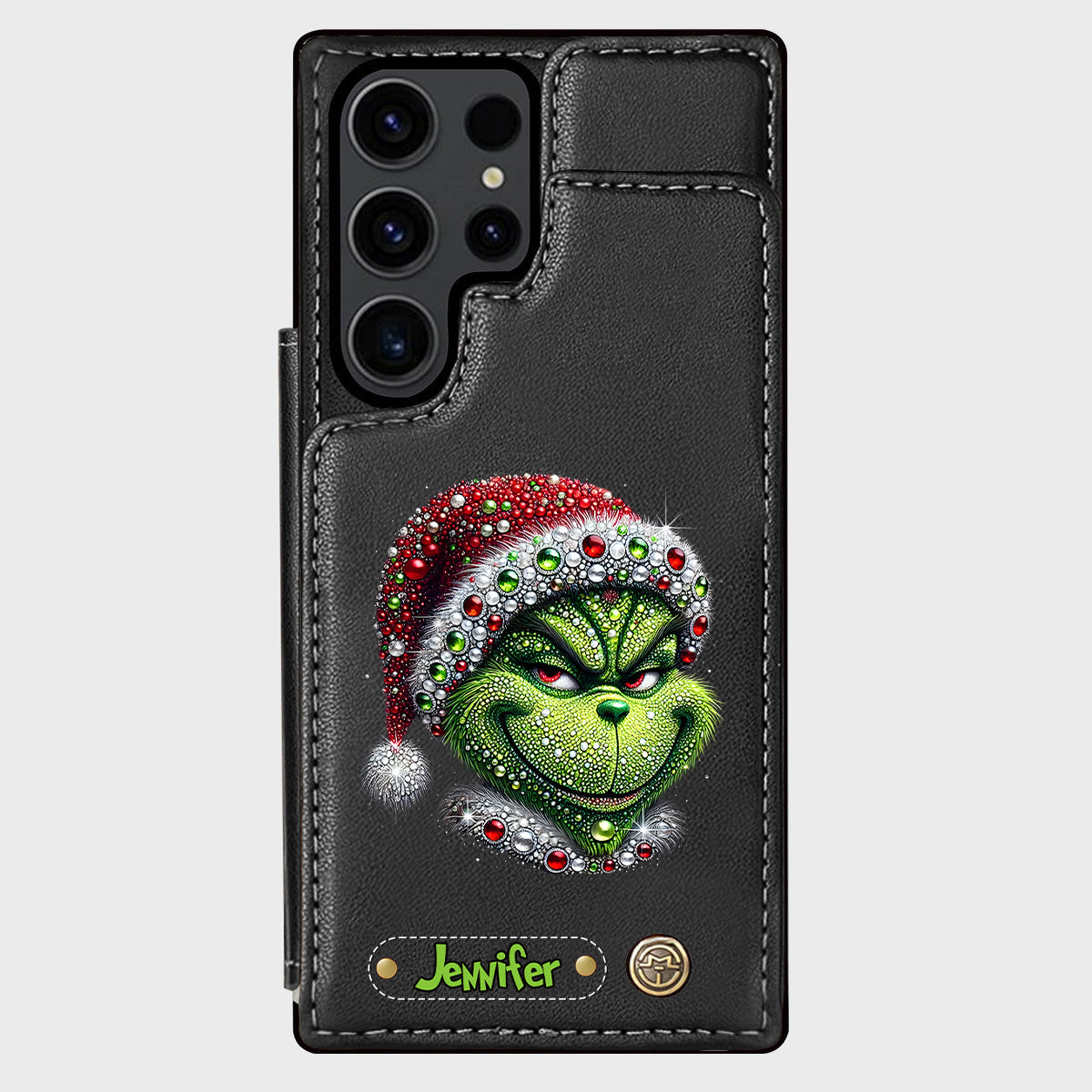 Merry Grinchmas - Personalized Stole Christmas Wallet Phone Case