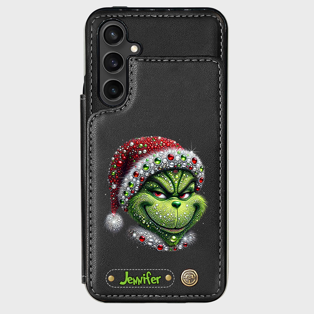 Merry Grinchmas - Personalized Stole Christmas Wallet Phone Case