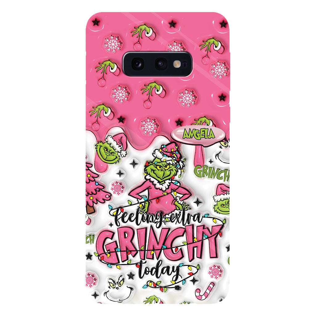 Extra Grinchy Today - Personalized Stole Christmas Full Print Phone Case