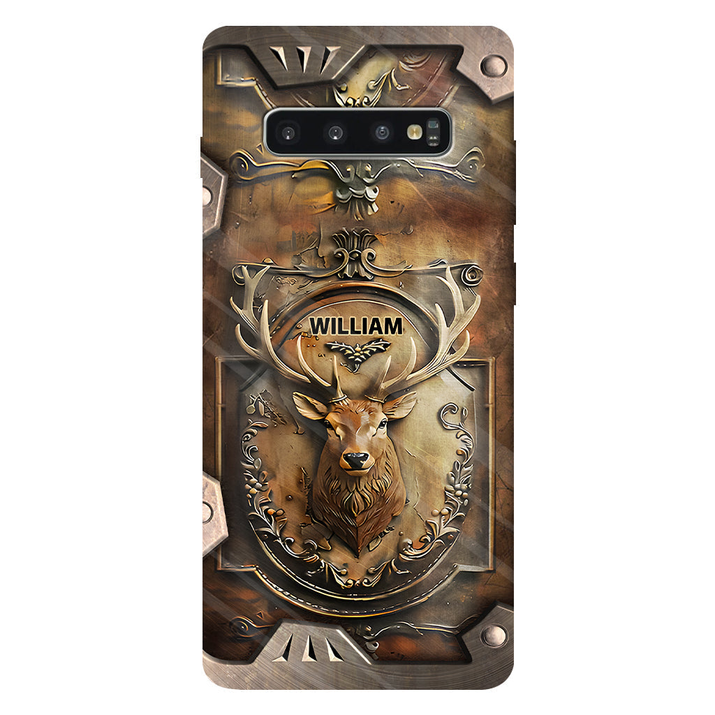 Coque de téléphone personnalisée avec motif de chasse au cerf - Étui de téléphone imprimé intégral