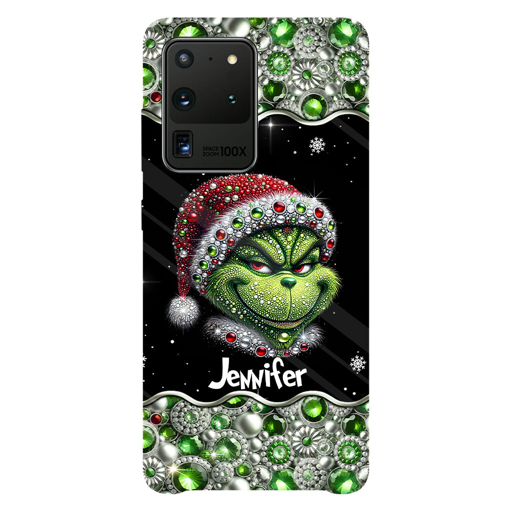 Merry Grinchmas - Personalized Stole Christmas Full Print Phone Case