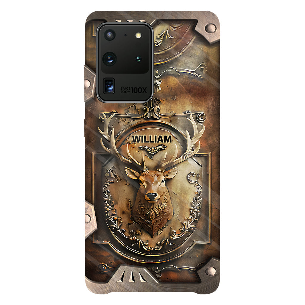 Coque de téléphone personnalisée avec motif de chasse au cerf - Étui de téléphone imprimé intégral