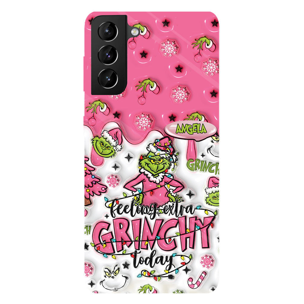 Extra Grinchy Today - Personalized Stole Christmas Full Print Phone Case