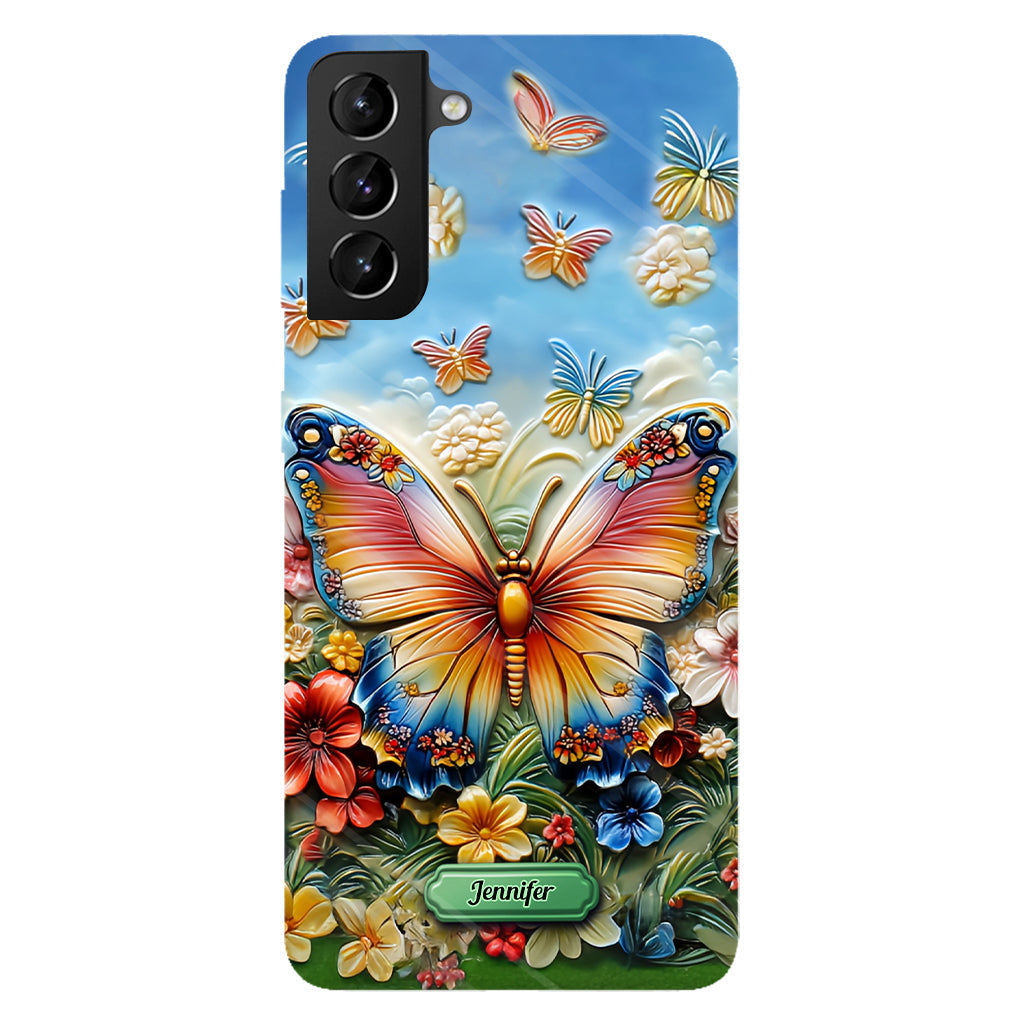 Beautiful Butterfly Bee Dragonfly Hummingbird - Personalized Butterfly Full Print Phone Case