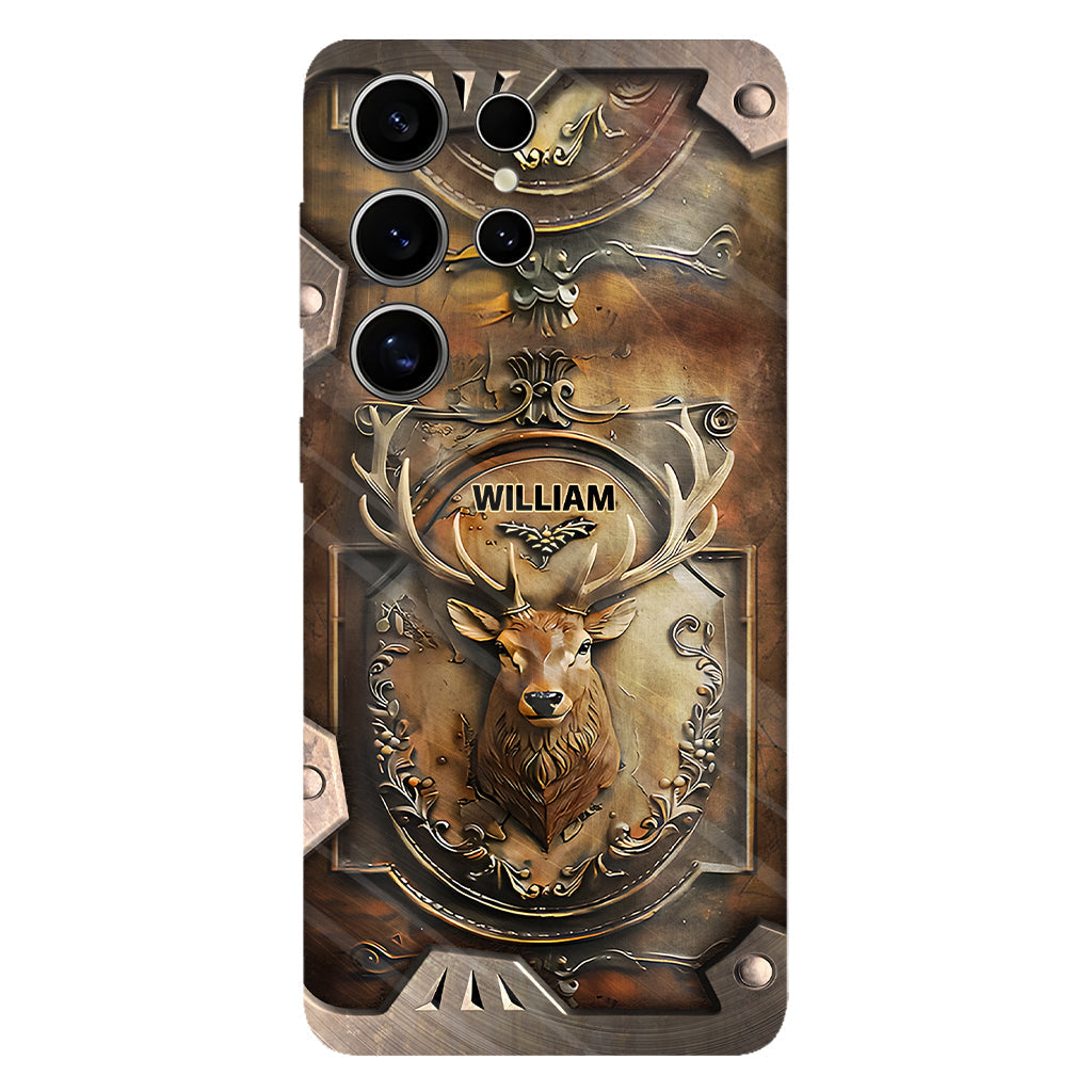 Coque de téléphone personnalisée avec motif de chasse au cerf - Étui de téléphone imprimé intégral