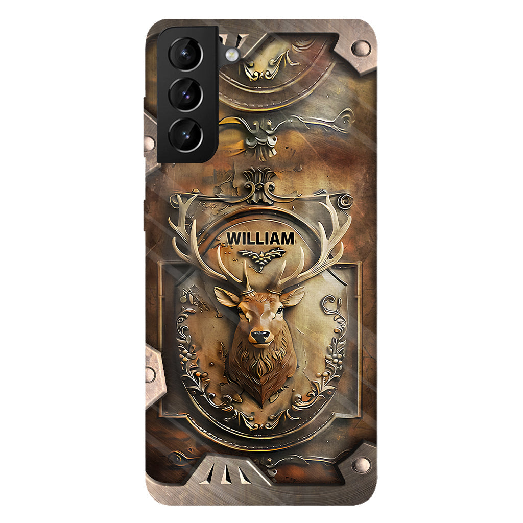 Coque de téléphone personnalisée avec motif de chasse au cerf - Étui de téléphone imprimé intégral