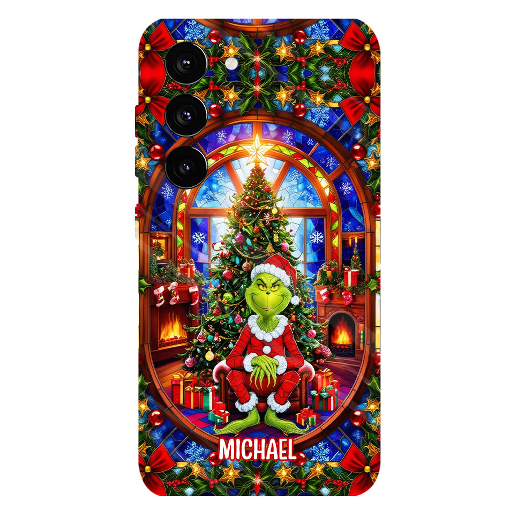 Green Christmas - Personalized Stole Christmas Full Print Phone Case