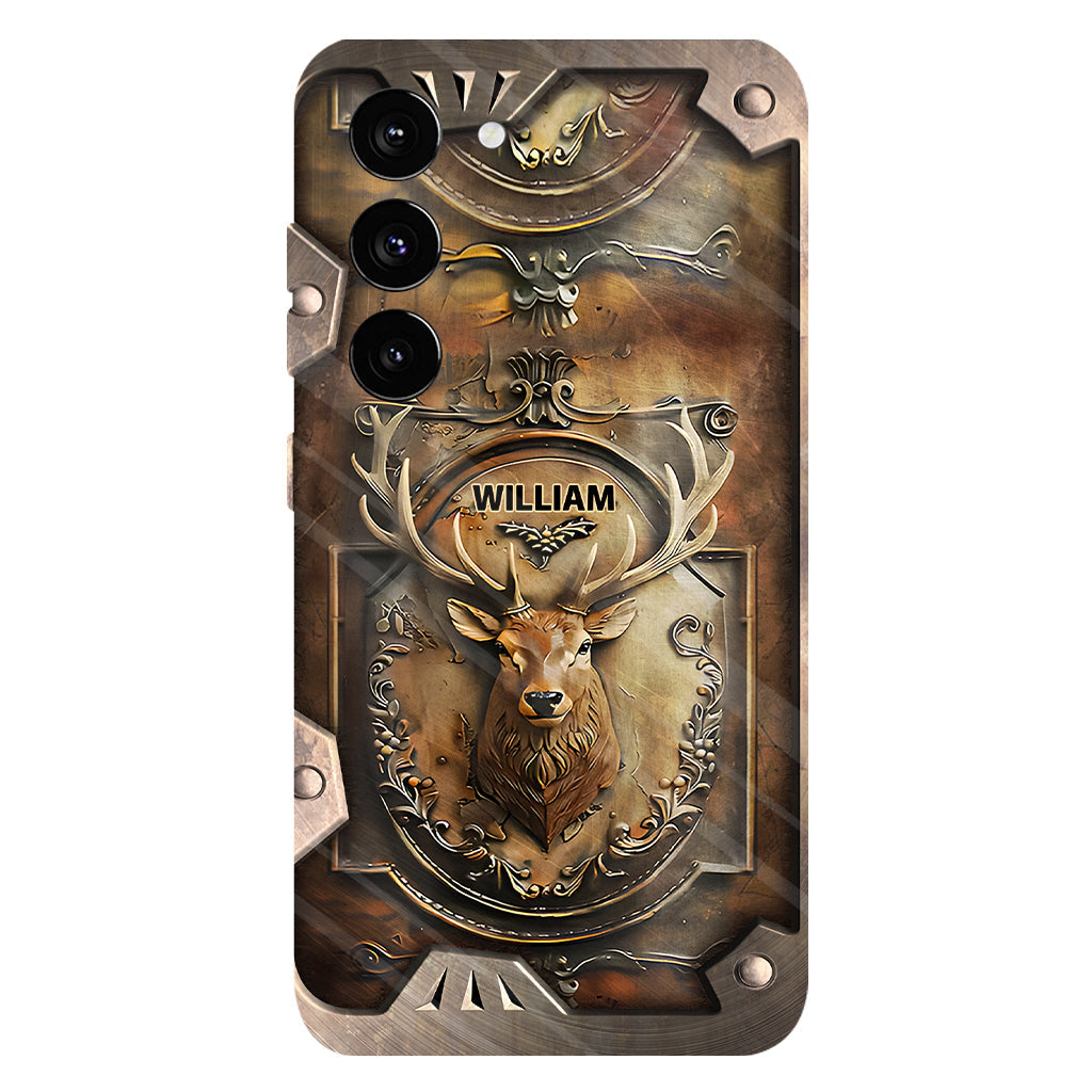 Coque de téléphone personnalisée avec motif de chasse au cerf - Étui de téléphone imprimé intégral