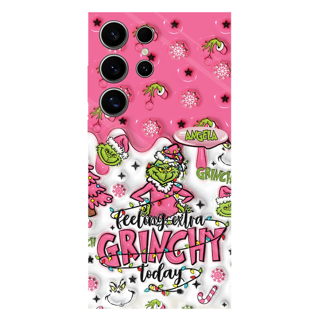 Extra Grinchy Today - Personalized Stole Christmas Full Print Phone Case