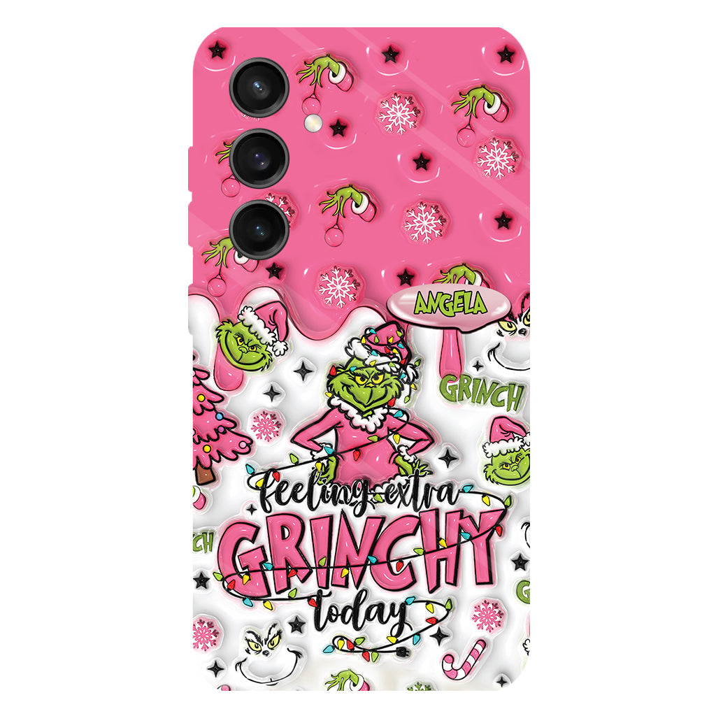 Extra Grinchy Today - Personalized Stole Christmas Full Print Phone Case
