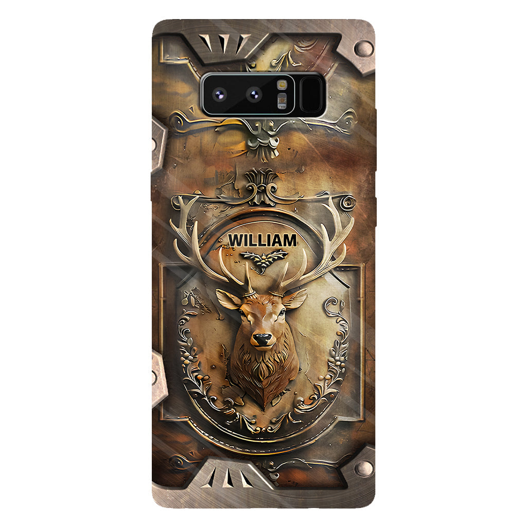 Coque de téléphone personnalisée avec motif de chasse au cerf - Étui de téléphone imprimé intégral