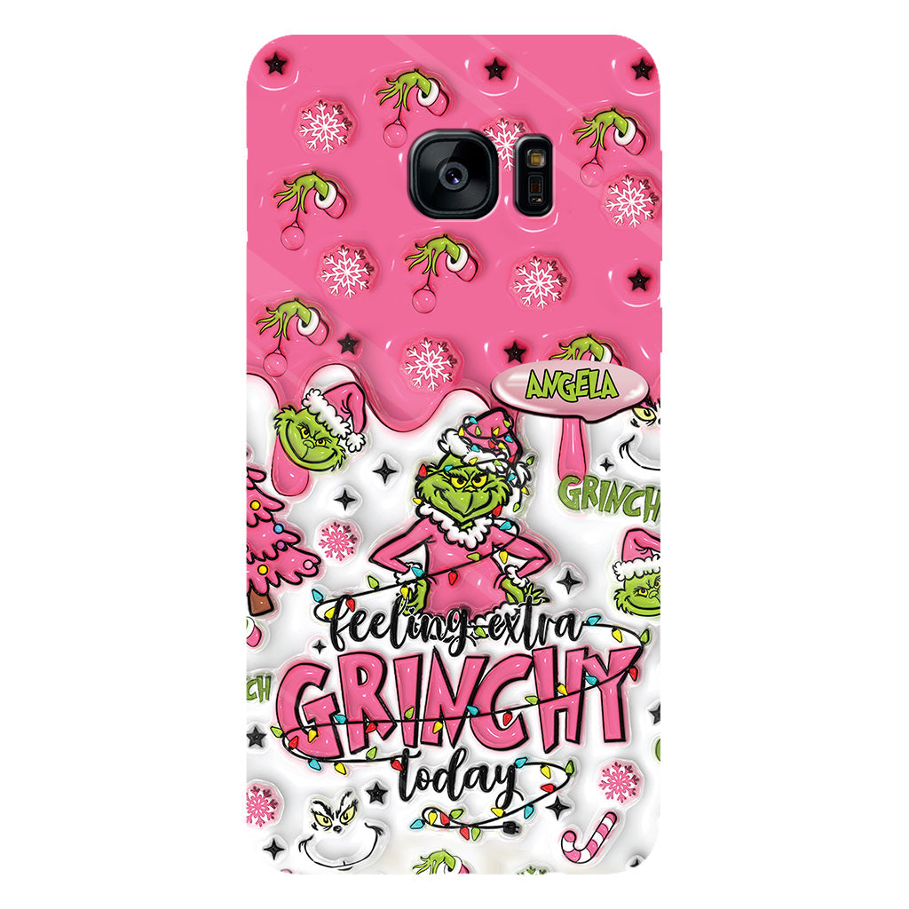 Extra Grinchy Today - Personalized Stole Christmas Full Print Phone Case