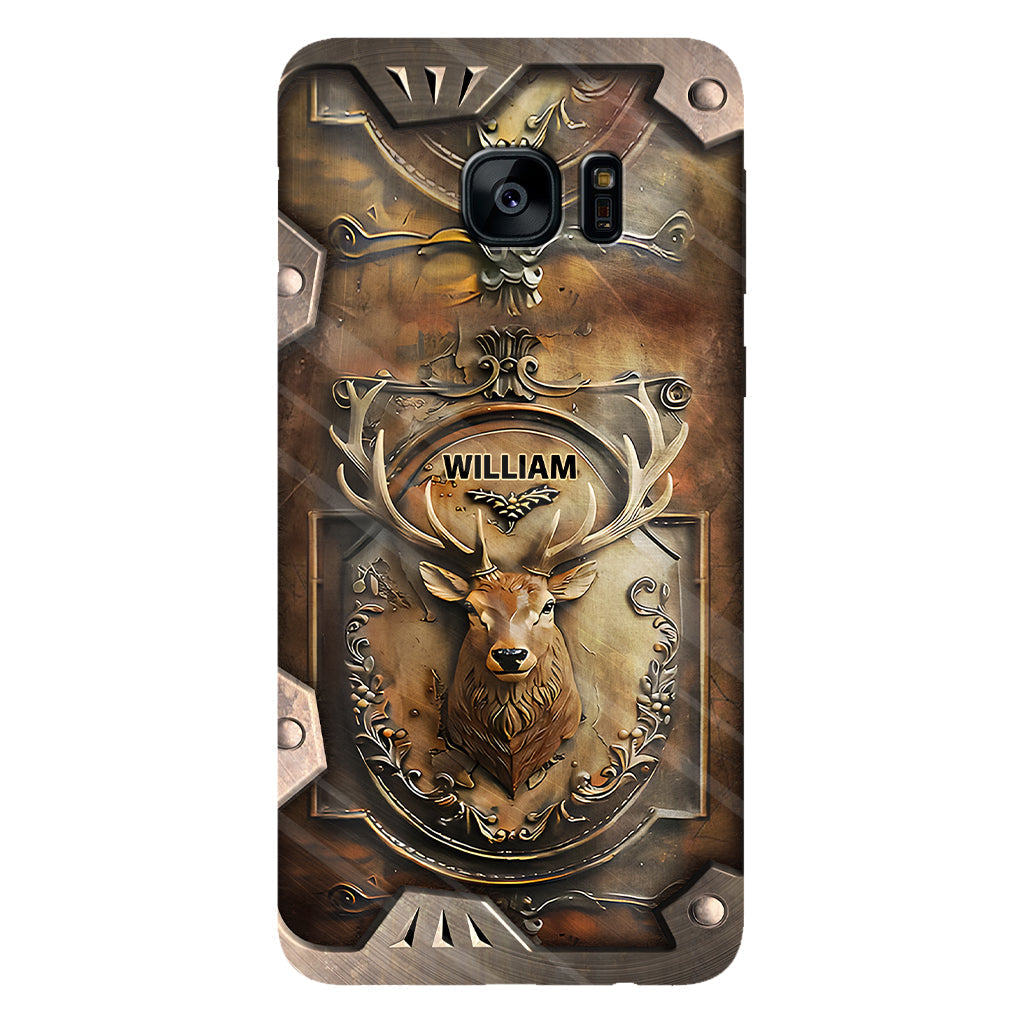 Coque de téléphone personnalisée avec motif de chasse au cerf - Étui de téléphone imprimé intégral