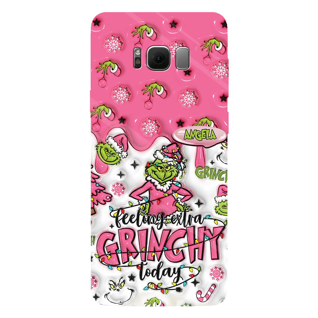 Extra Grinchy Today - Personalized Stole Christmas Full Print Phone Case