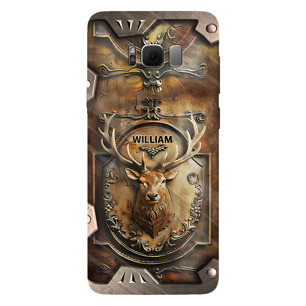 Coque de téléphone personnalisée avec motif de chasse au cerf - Étui de téléphone imprimé intégral