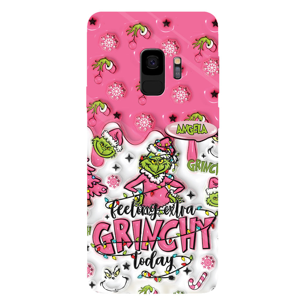 Extra Grinchy Today - Personalized Stole Christmas Full Print Phone Case