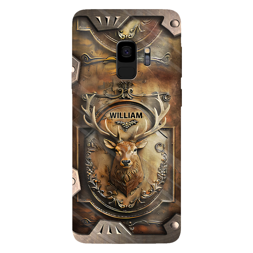 Coque de téléphone personnalisée avec motif de chasse au cerf - Étui de téléphone imprimé intégral
