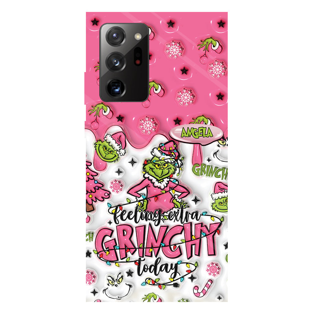 Extra Grinchy Today - Personalized Stole Christmas Full Print Phone Case