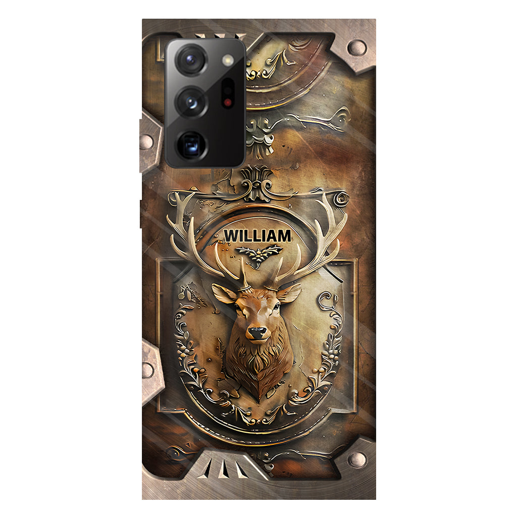Coque de téléphone personnalisée avec motif de chasse au cerf - Étui de téléphone imprimé intégral