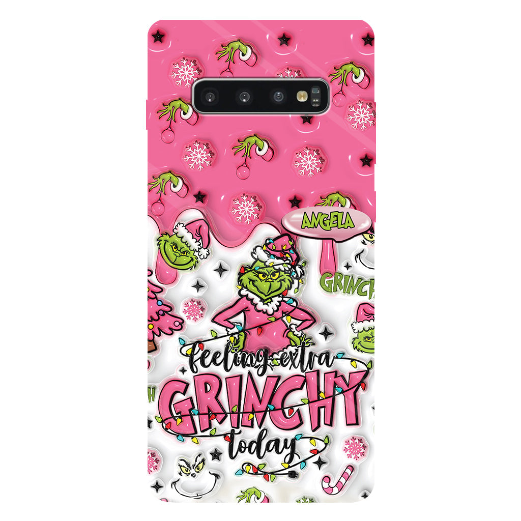 Extra Grinchy Today - Personalized Stole Christmas Full Print Phone Case