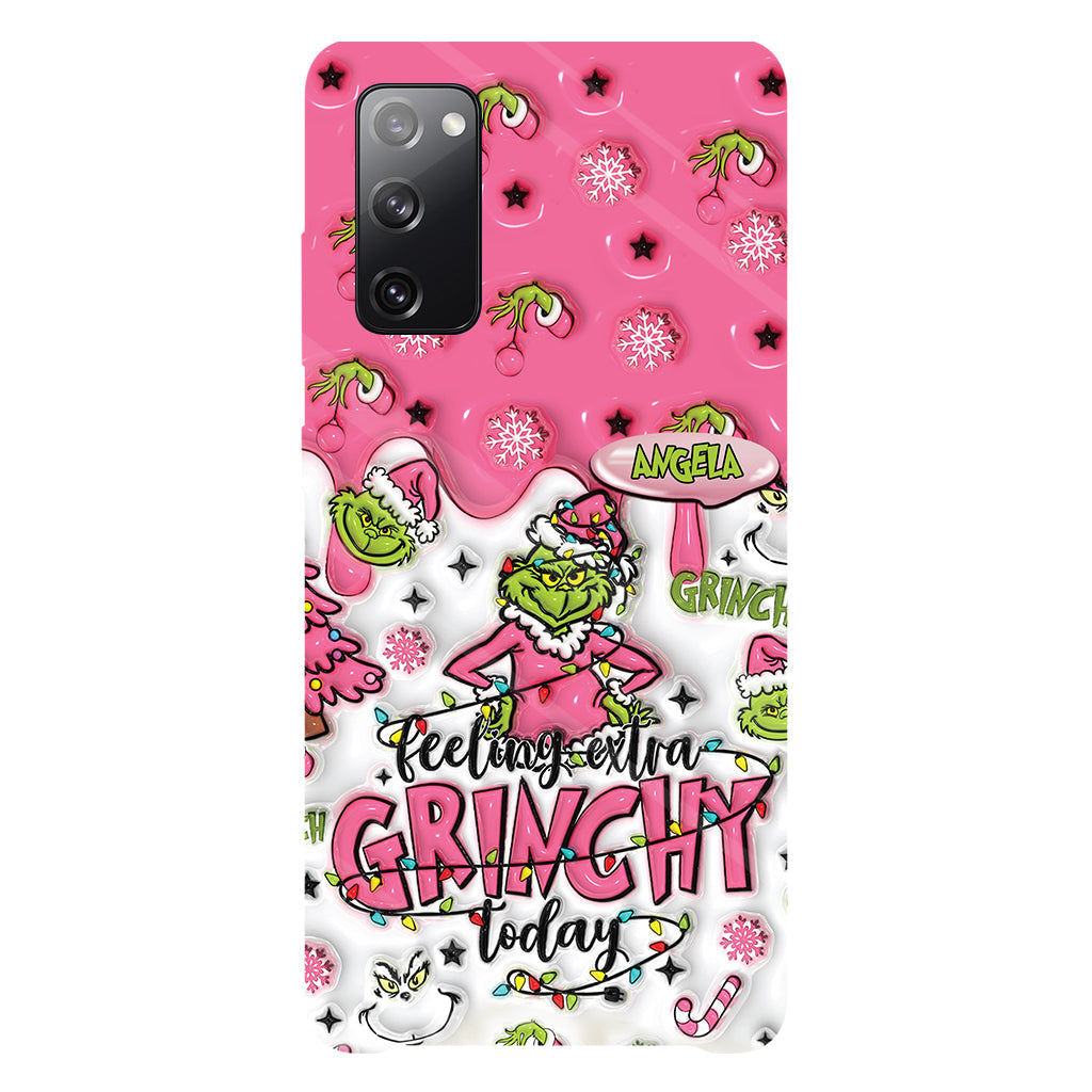 Extra Grinchy Today - Personalized Stole Christmas Full Print Phone Case