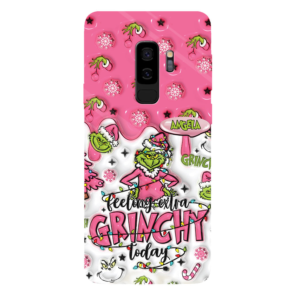 Extra Grinchy Today - Personalized Stole Christmas Full Print Phone Case