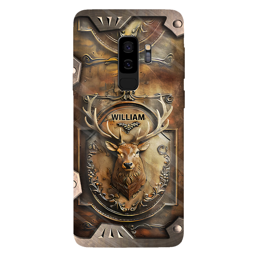 Coque de téléphone personnalisée avec motif de chasse au cerf - Étui de téléphone imprimé intégral